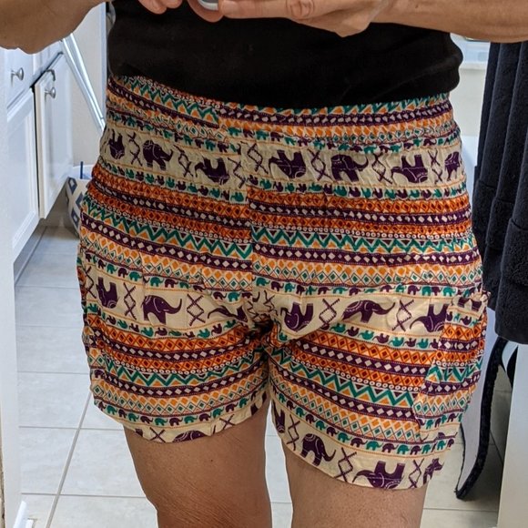Lofbaz high-waisted elephant harem shorts - Picture 1 of 15